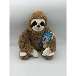 Fahlo Wander Plush Sloth w/ Real Animal Tracking Code & Map – Conservation Toy